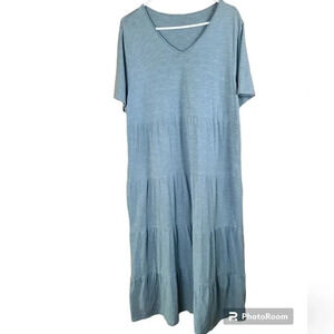 Denim and Company Naturals tiered maxi dress